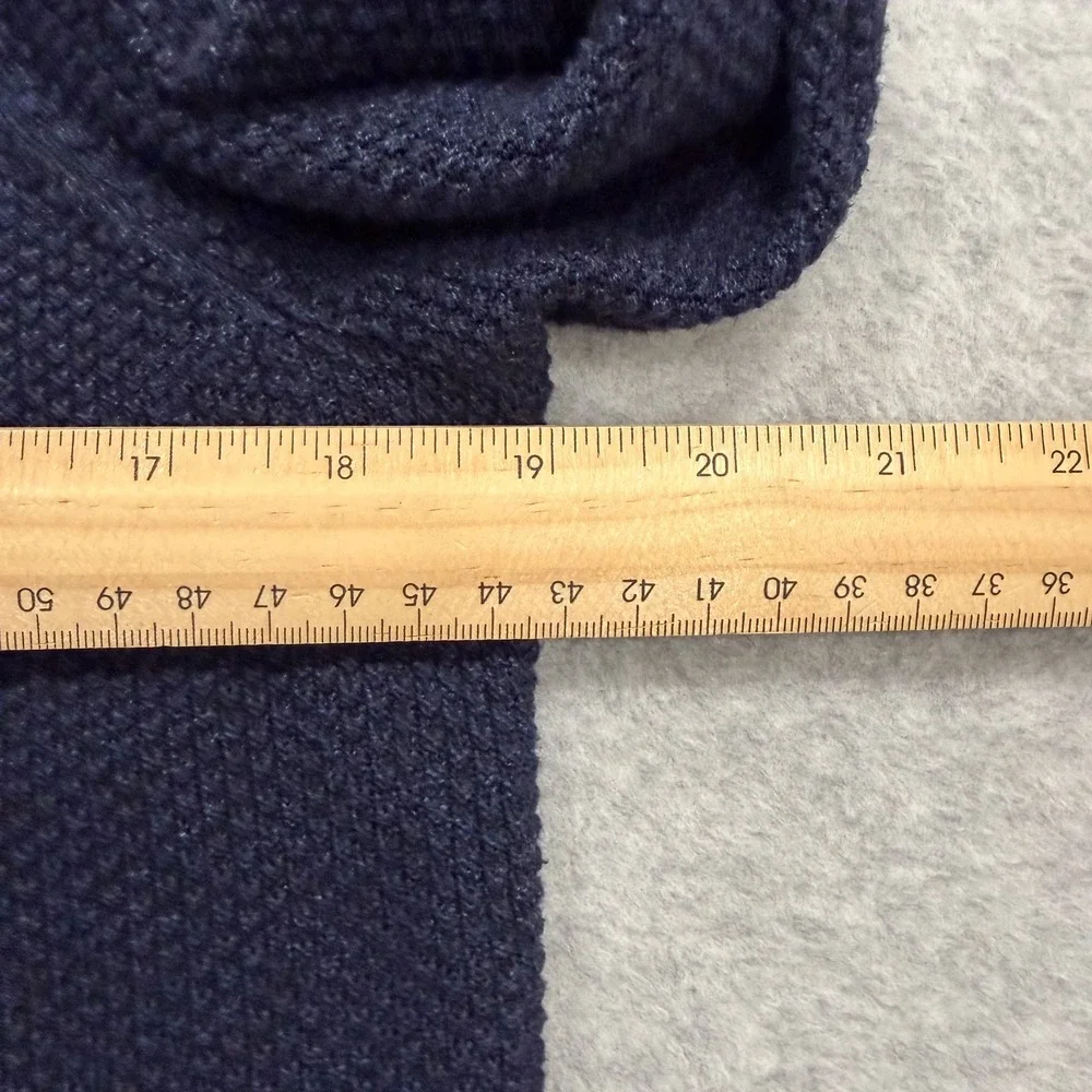 Lululemon Sweater Mens S Blue Textured Knit Crewneck
